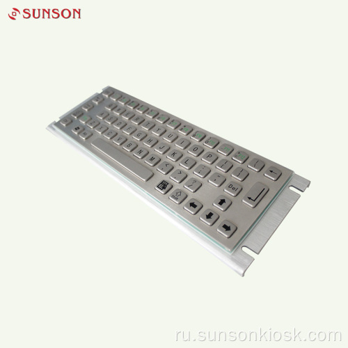 Промышленная металлическая клавиатура из нержавеющей стали